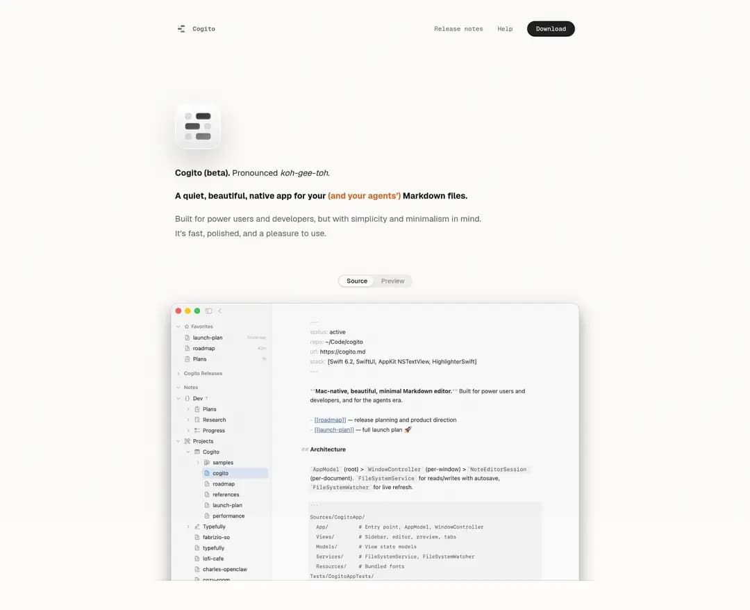Cogito — IT/스타트업 랜딩페이지 웹사이트 디자인 레퍼런스