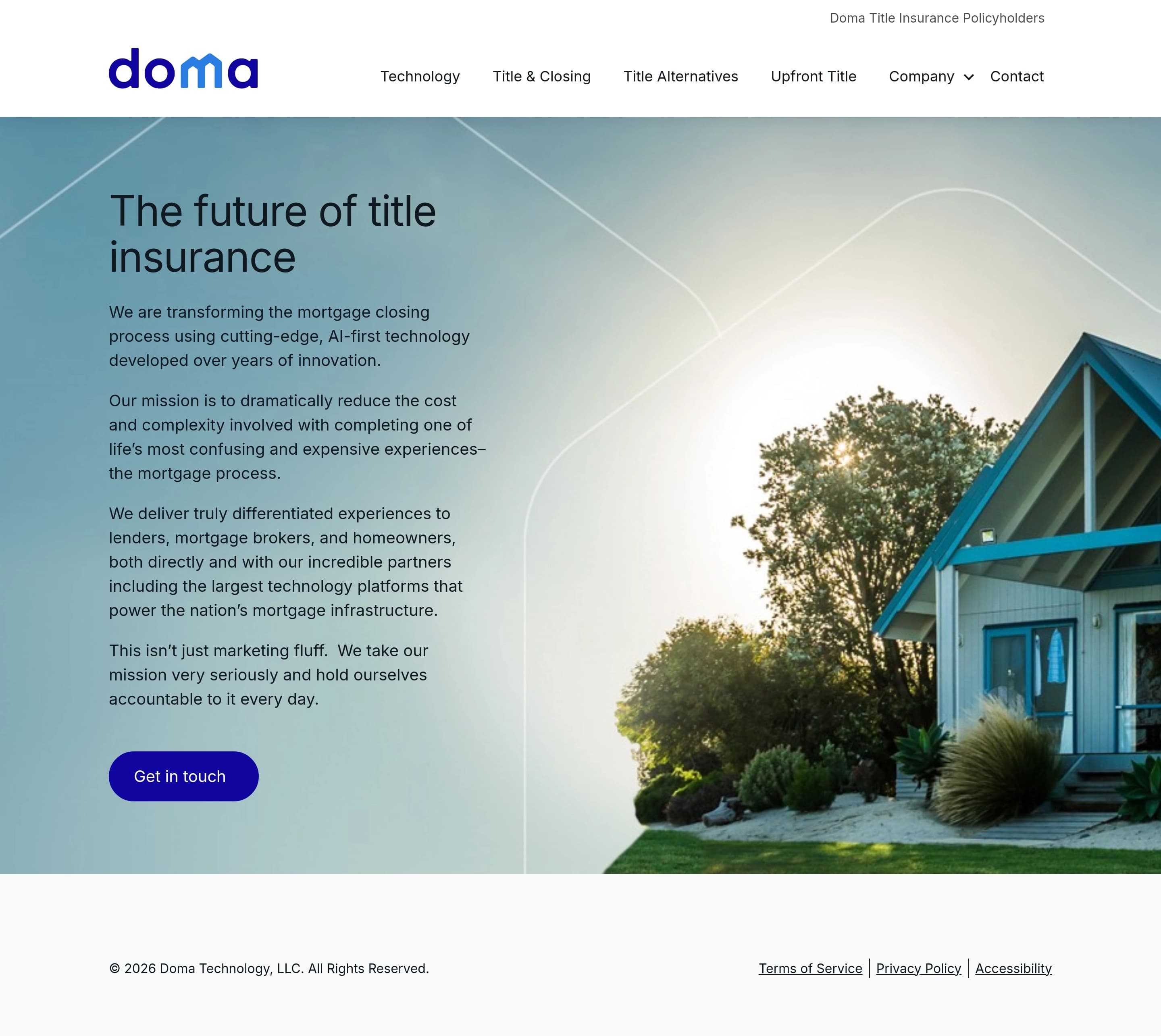 Doma — 금융/부동산 플랫폼/서비스 웹사이트 디자인 레퍼런스