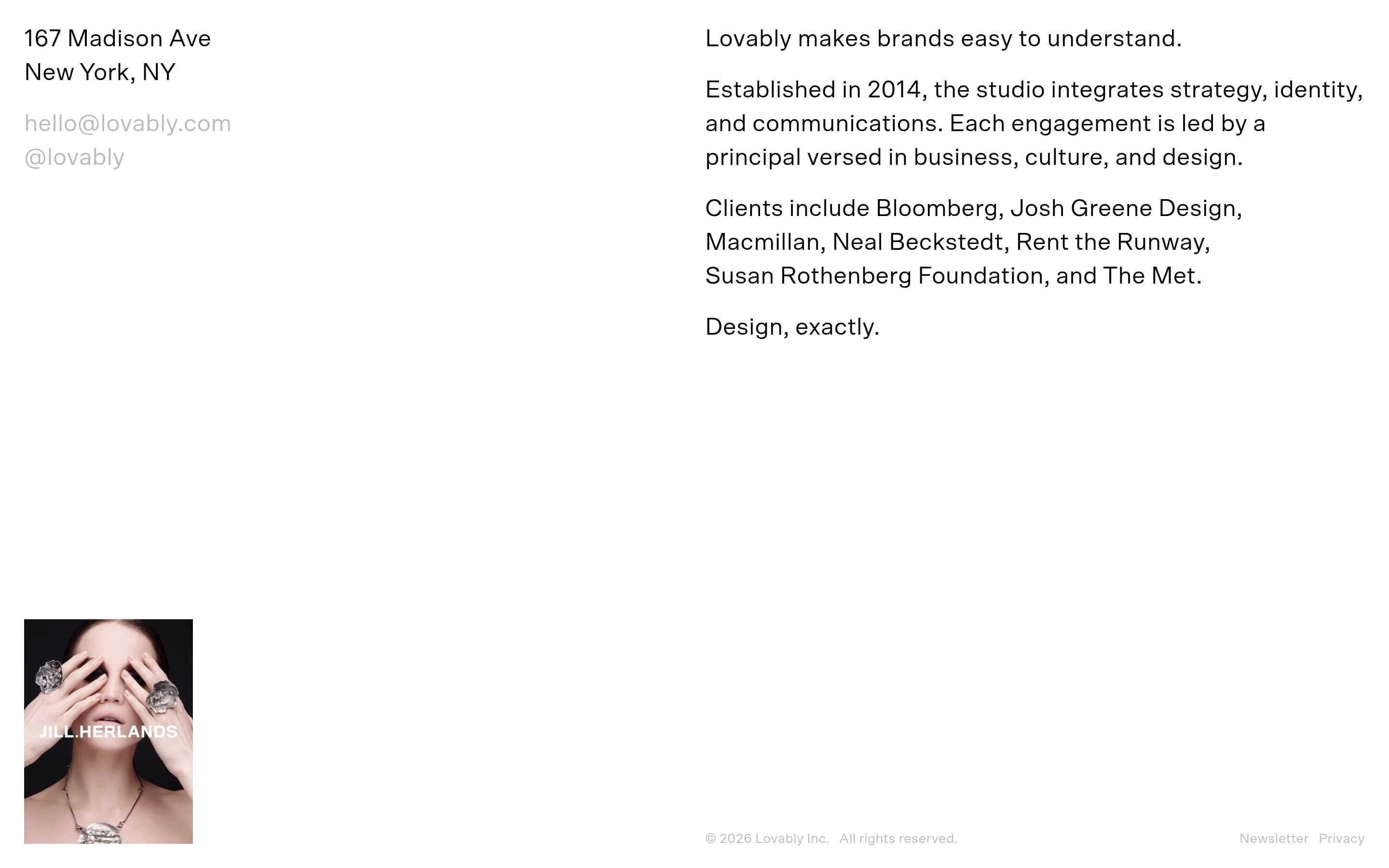 Lovably — 기타 브랜드/기업 웹사이트 디자인 레퍼런스