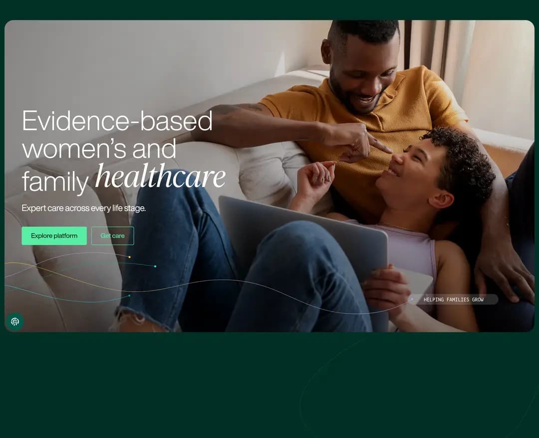 Maven Clinic — 병원/의료 플랫폼 웹사이트 디자인 레퍼런스