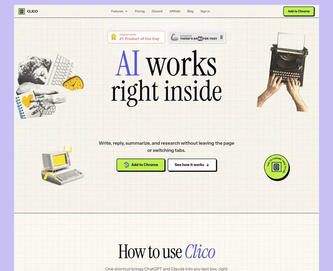 Clico — IT/스타트업 플랫폼 웹사이트 디자인 레퍼런스