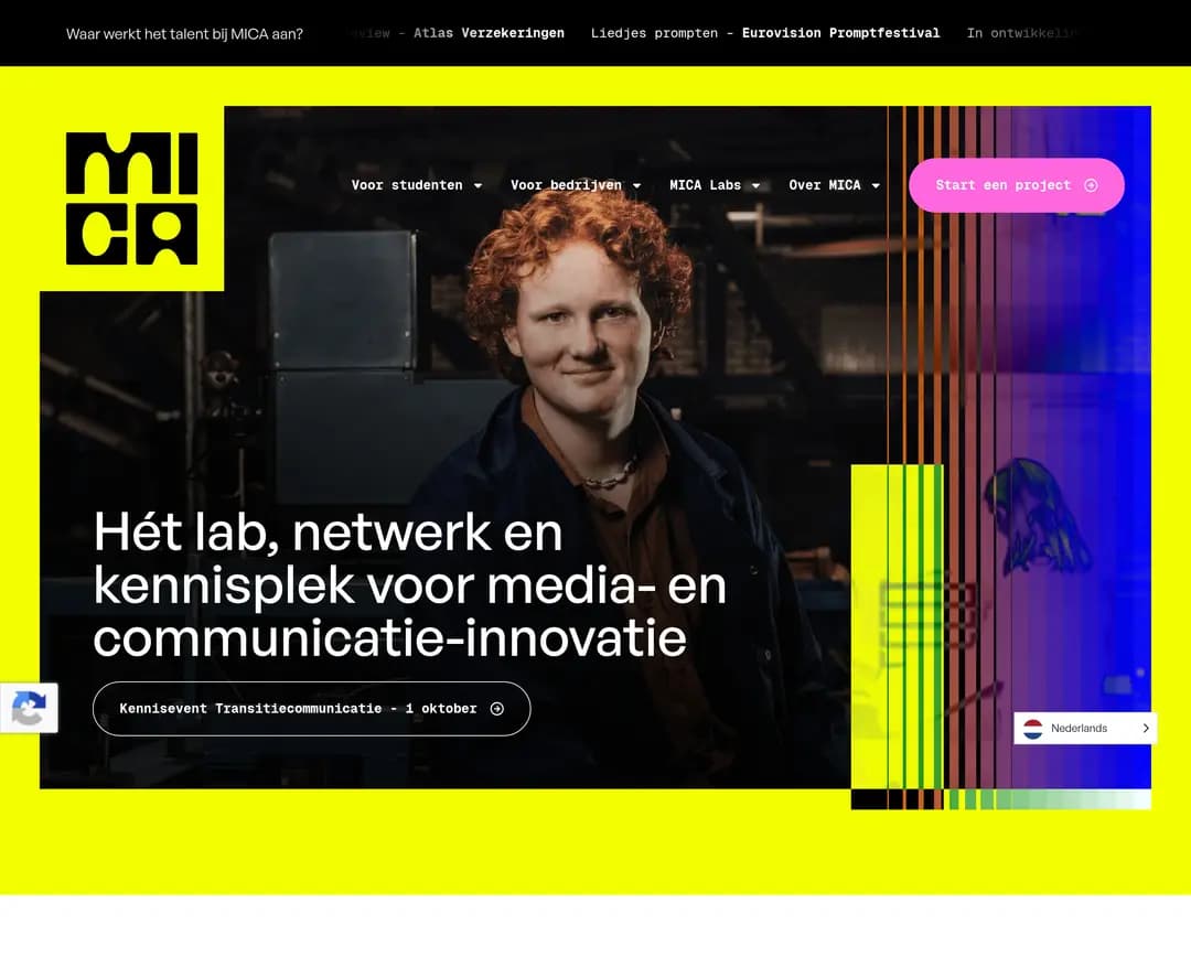 Media Innovatie Campus — 기타 소개 웹사이트 디자인 레퍼런스