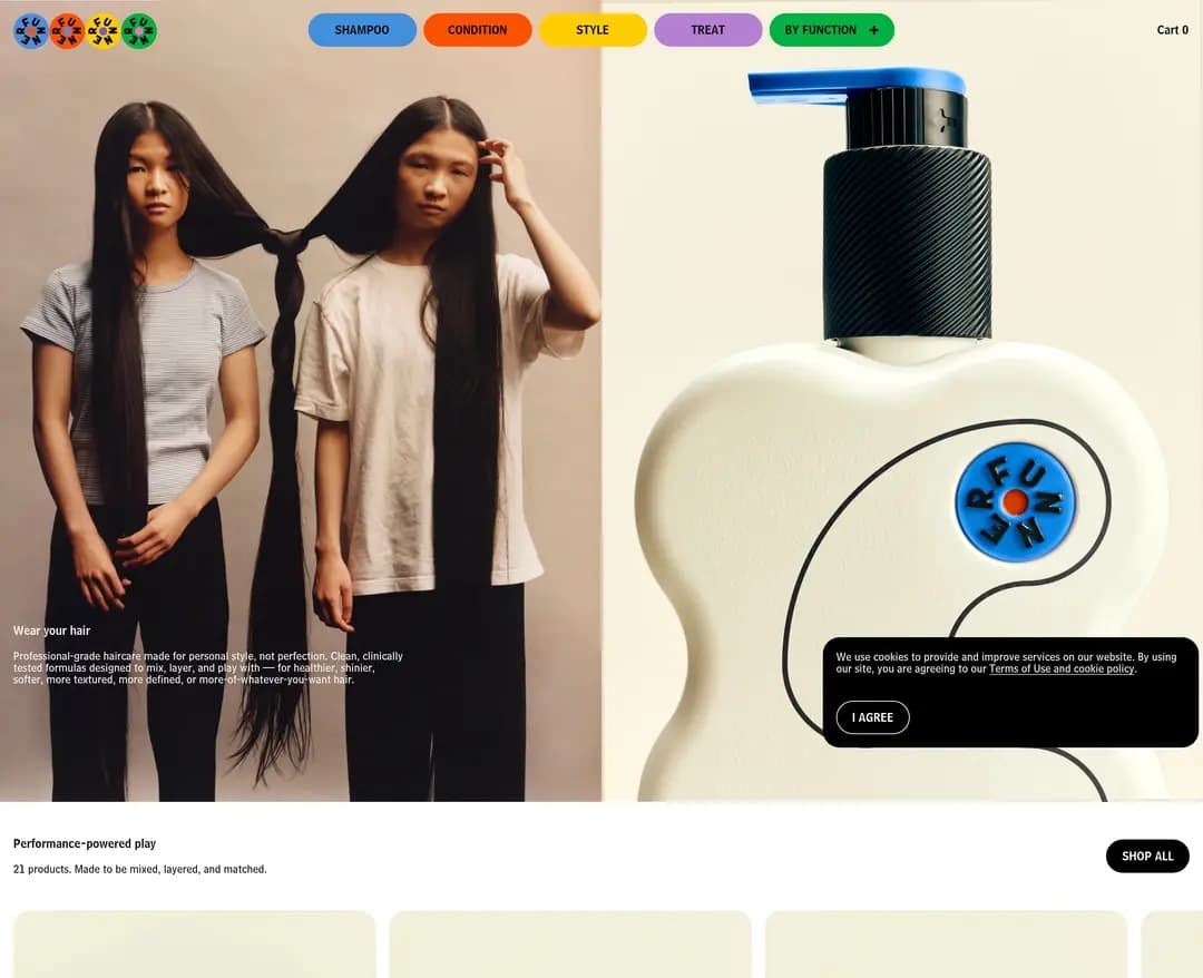 Funner — 화장품 쇼핑몰 웹사이트 디자인 레퍼런스