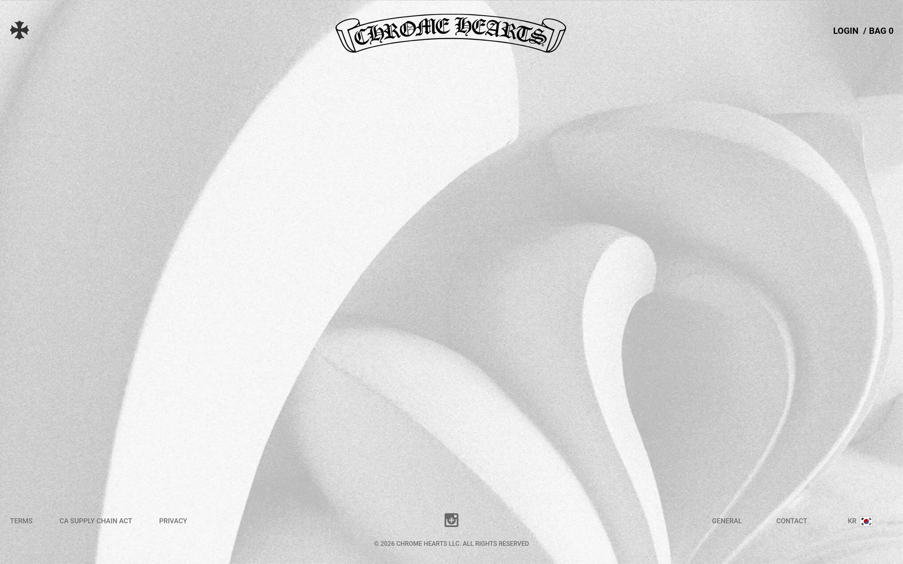 크롬하츠 | Chrome Hearts — 패션 쇼핑몰 웹사이트 디자인 레퍼런스