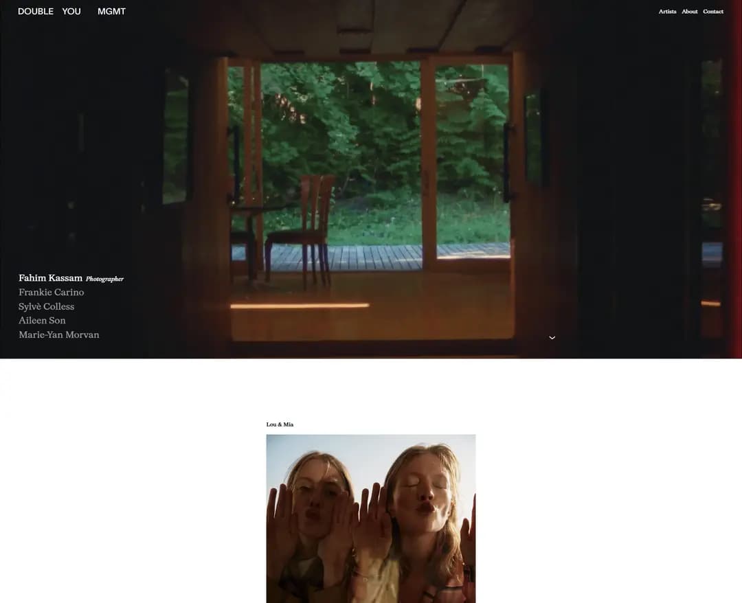 Double You Management — 기타 브랜드/기업 웹사이트 디자인 레퍼런스