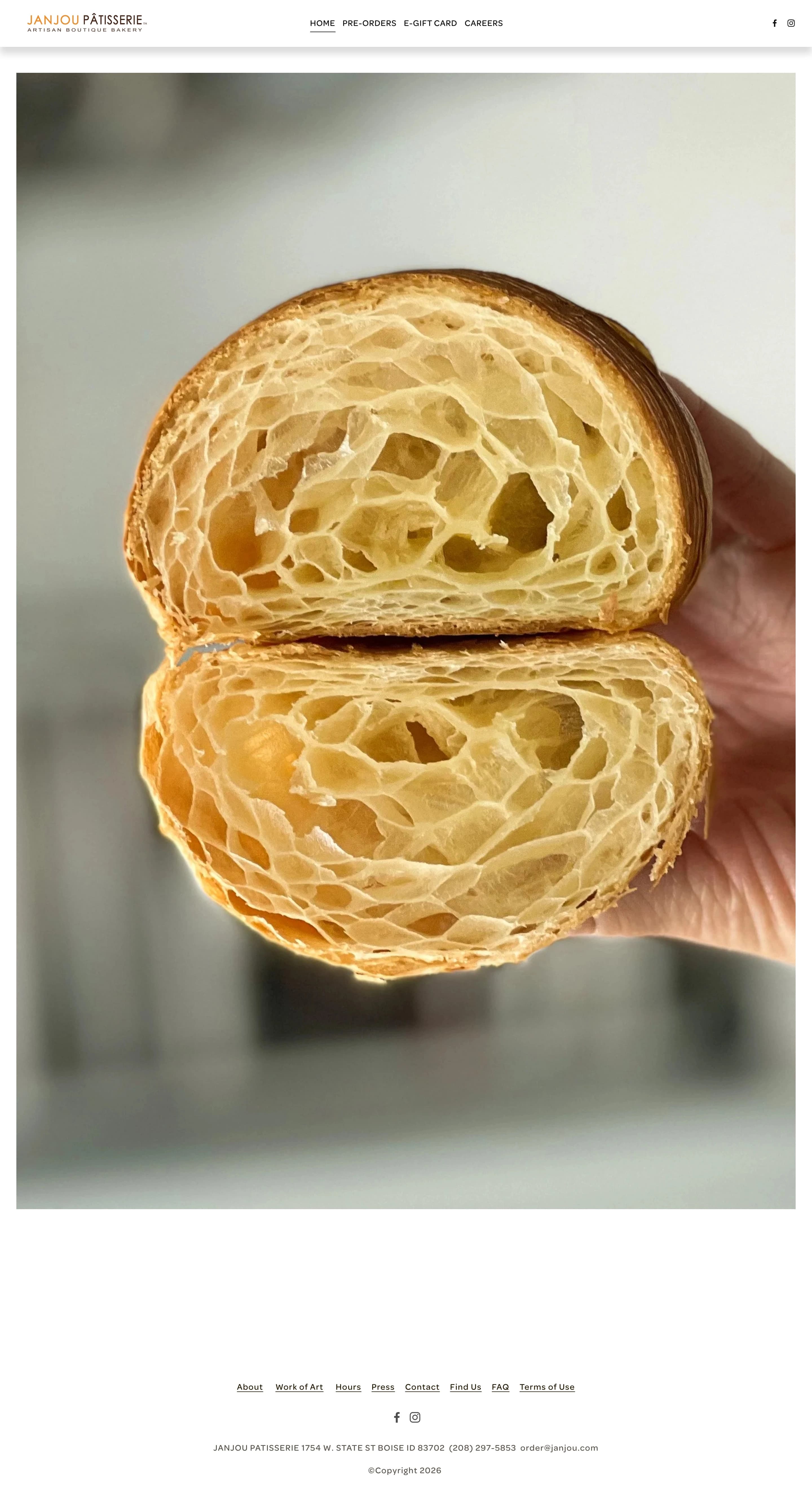 JANJOU PATISSERIE — 카페/음식 쇼핑몰 웹사이트 디자인 레퍼런스