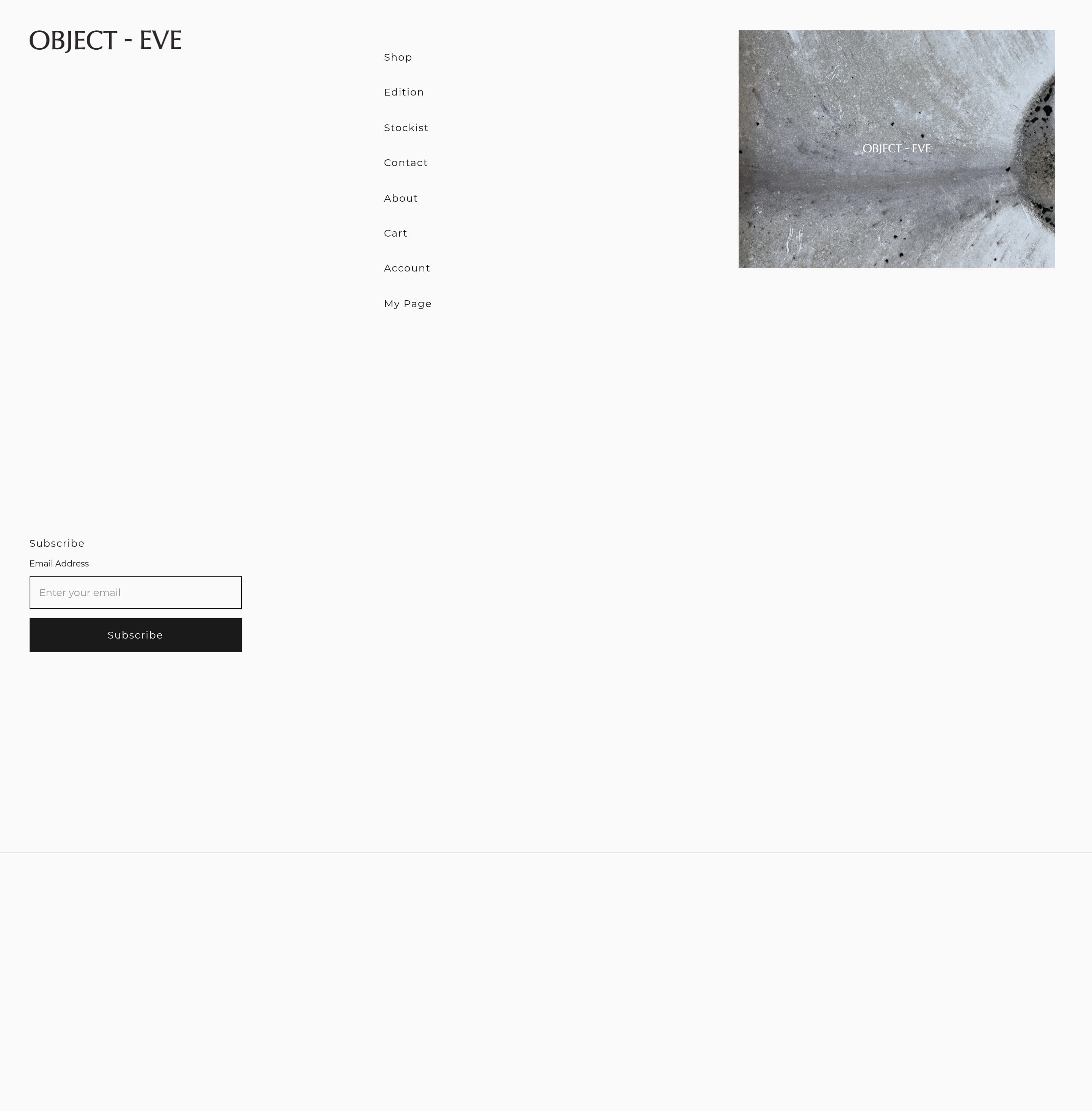 OBJECT - EVE — 패션 쇼핑몰 웹사이트 디자인 레퍼런스