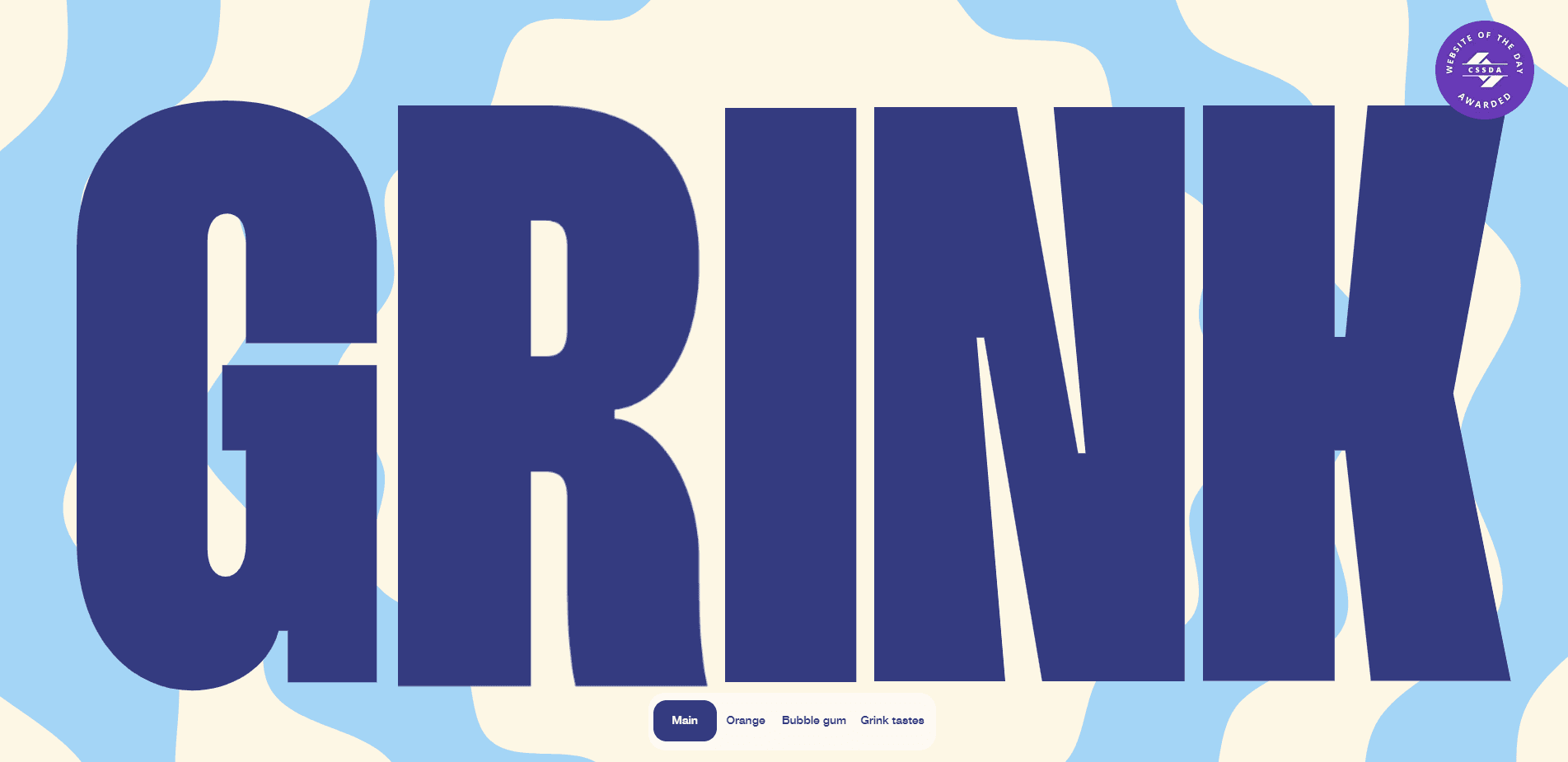 Grink — 카페/음식 쇼핑몰 웹사이트 디자인 레퍼런스 스크린샷 1