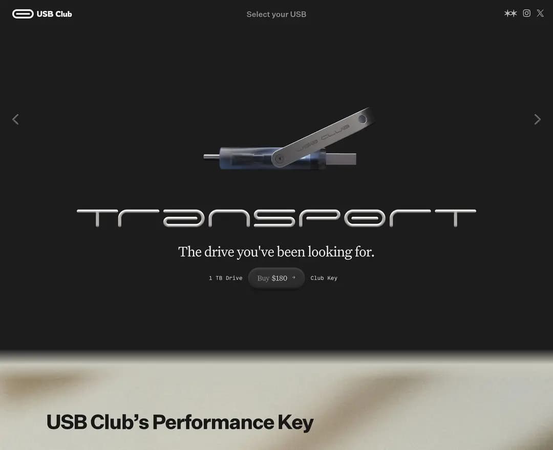Transport — IT/스타트업 랜딩페이지 웹사이트 디자인 레퍼런스