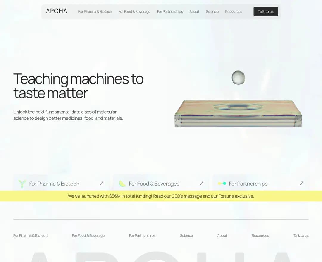 Apoha — IT/스타트업 플랫폼 웹사이트 디자인 레퍼런스