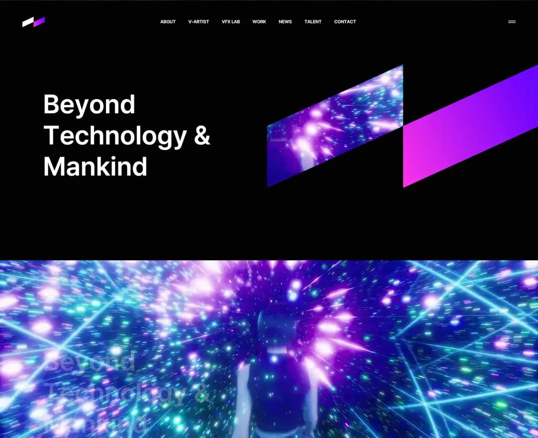 METAVERSE ENTERTAINMENT — IT/스타트업 플랫폼/서비스 웹사이트 디자인 레퍼런스