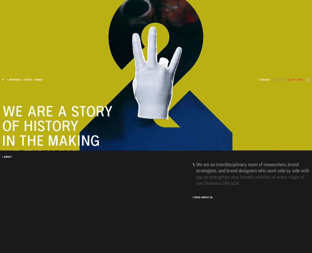 workbyw — 기타 소개 웹사이트 디자인 레퍼런스