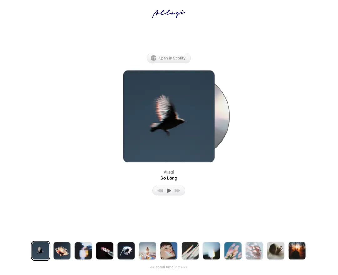 Allagi — 기타 콘텐츠/미디어 웹사이트 디자인 레퍼런스