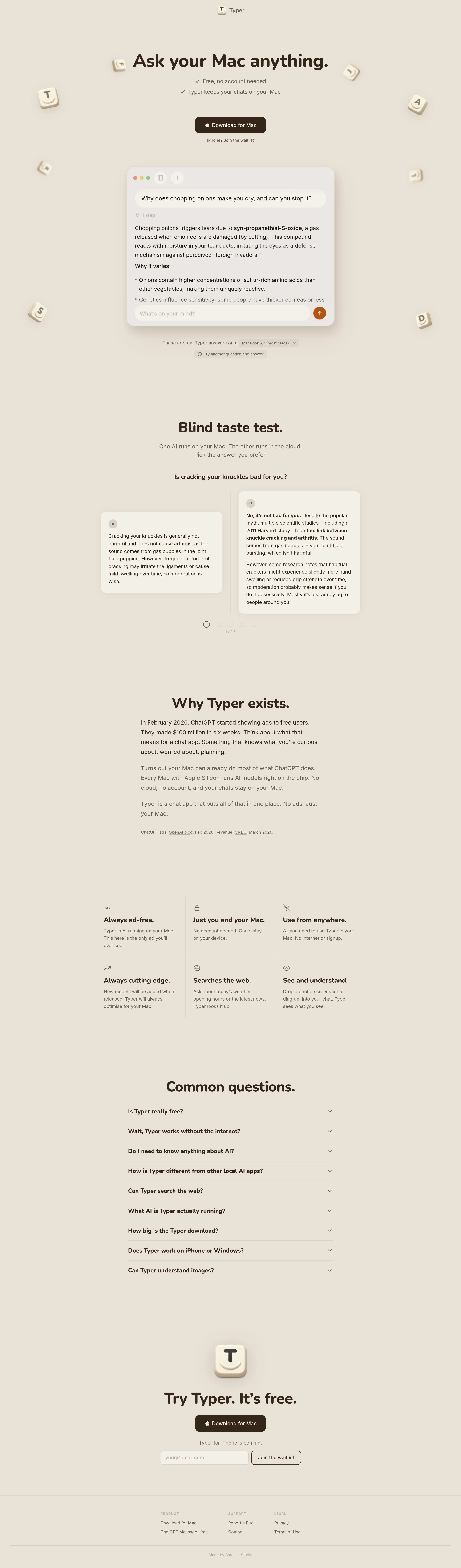 Typer — IT/스타트업 랜딩페이지 웹사이트 디자인 레퍼런스