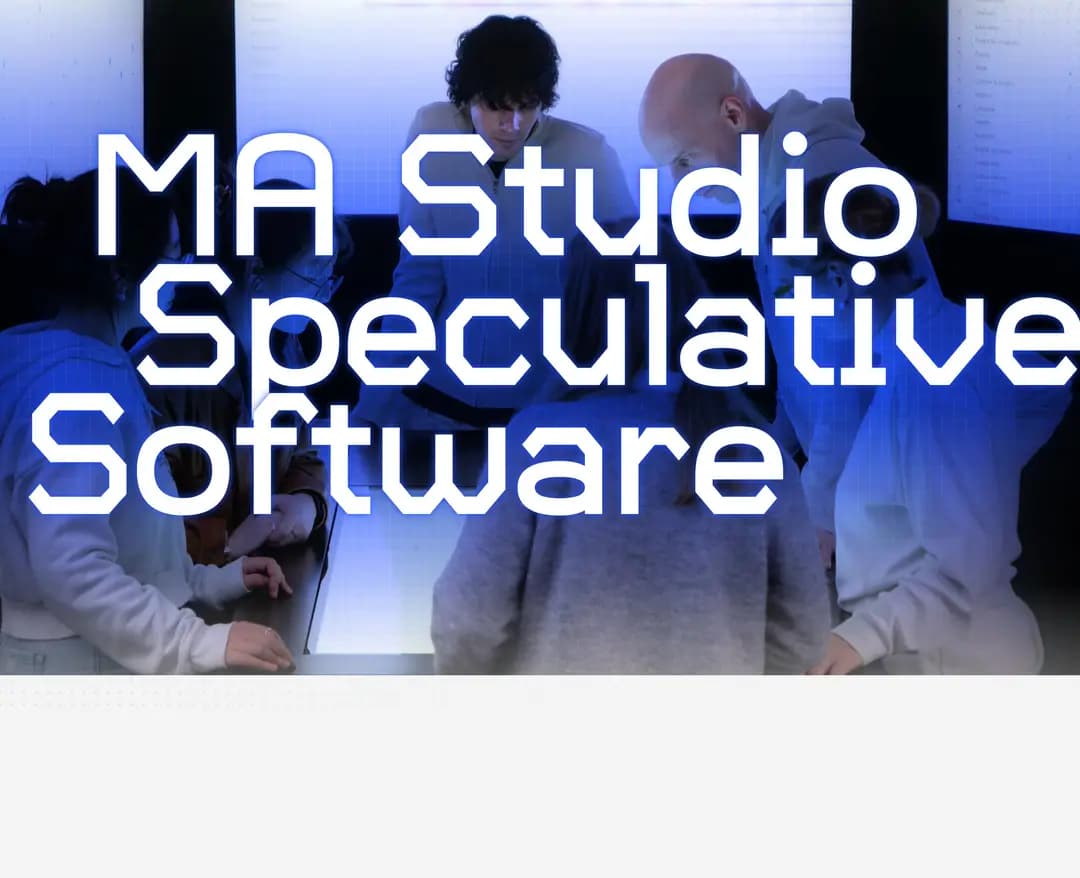 MA Studio Speculative Software @ FH Potsdam Design — 교육 포트폴리오 웹사이트 디자인 레퍼런스