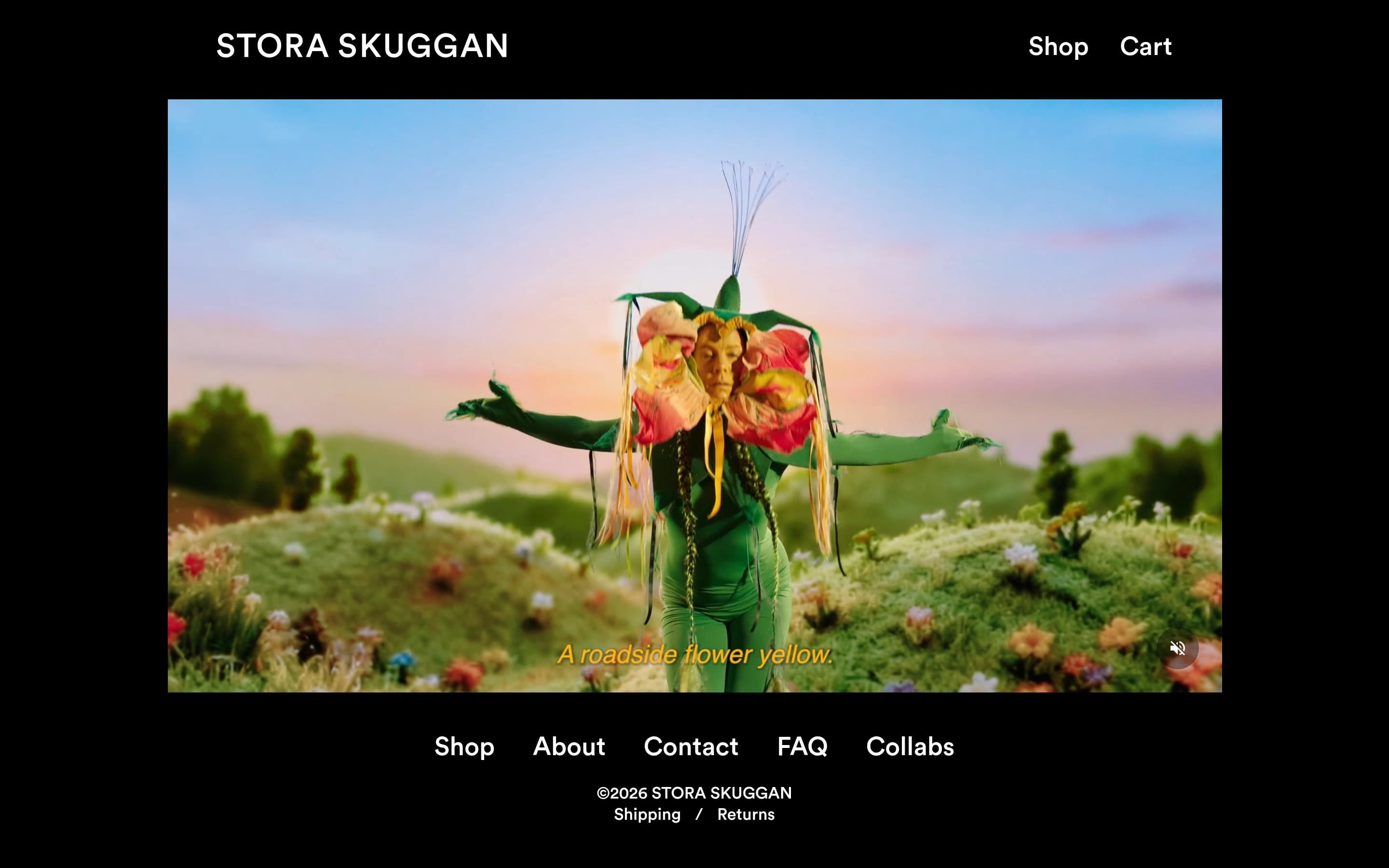 Stora Skuggan — 화장품 쇼핑몰 웹사이트 디자인 레퍼런스