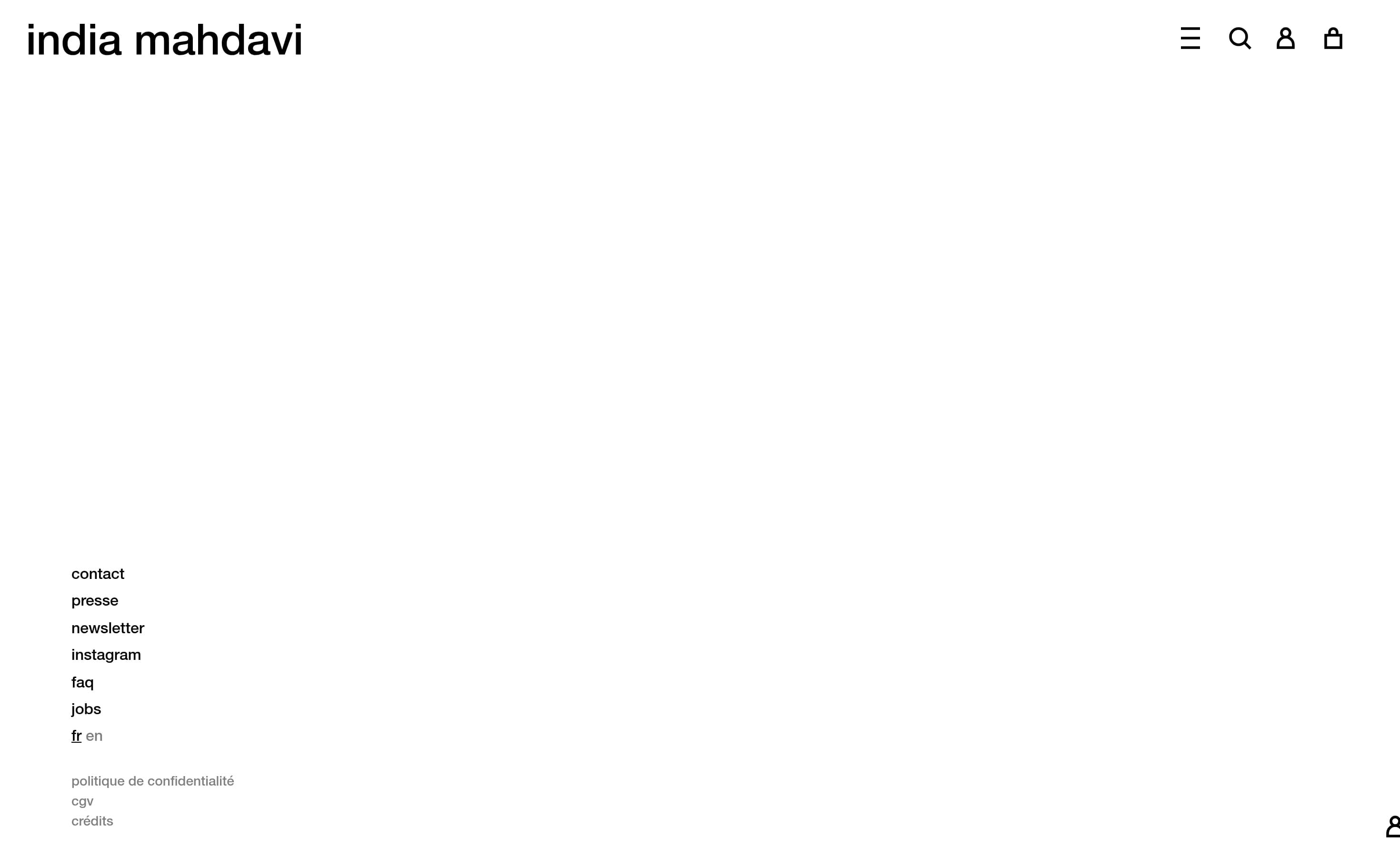 India Mahdavi — 인테리어/가구 포트폴리오 웹사이트 디자인 레퍼런스