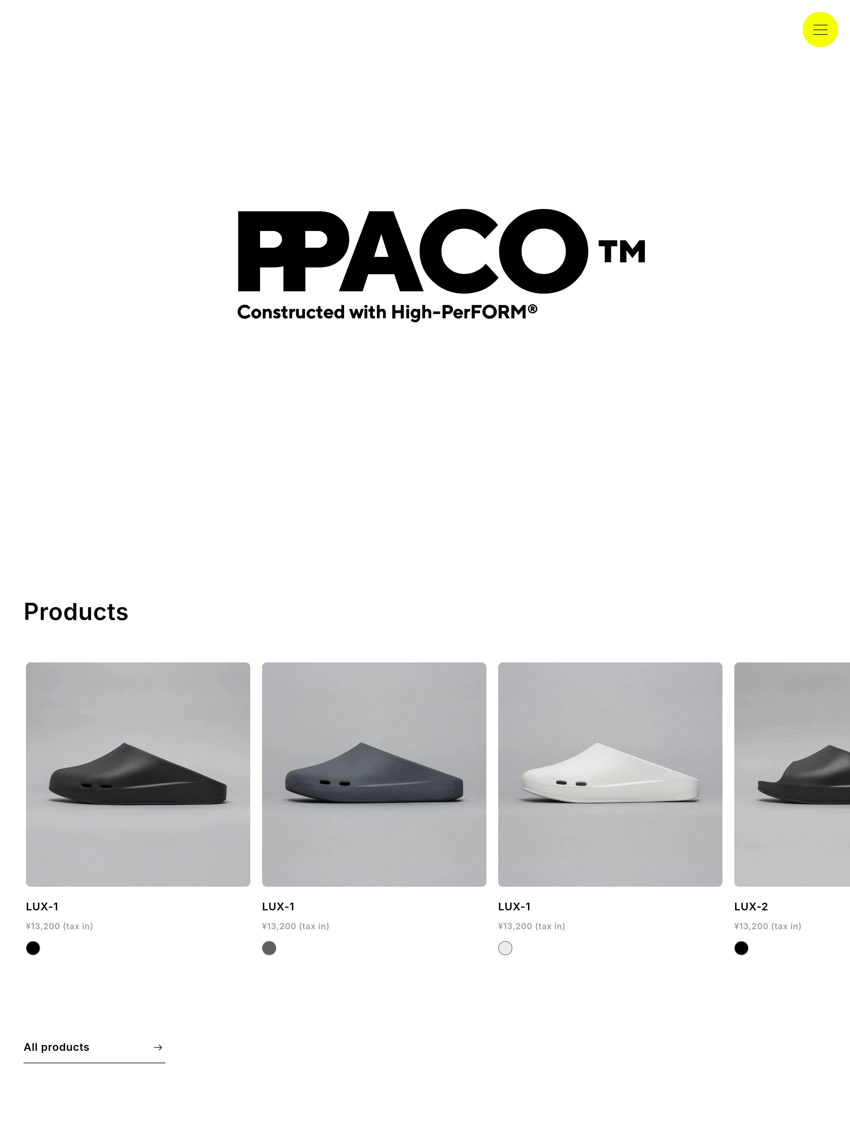 PPACO — 패션 쇼핑몰 웹사이트 디자인 레퍼런스