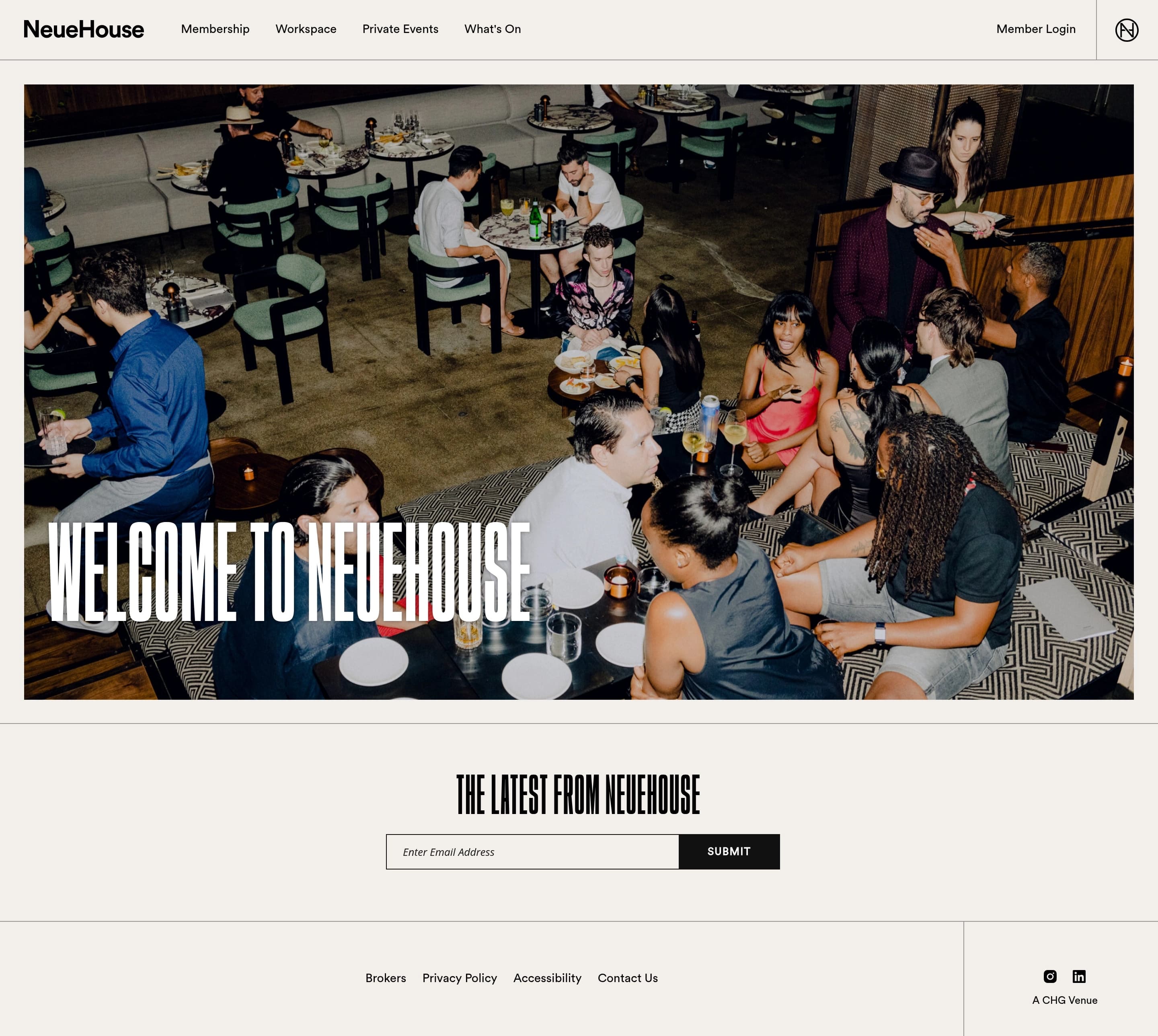 NeueHouse — 라이프스타일 소개 웹사이트 디자인 레퍼런스