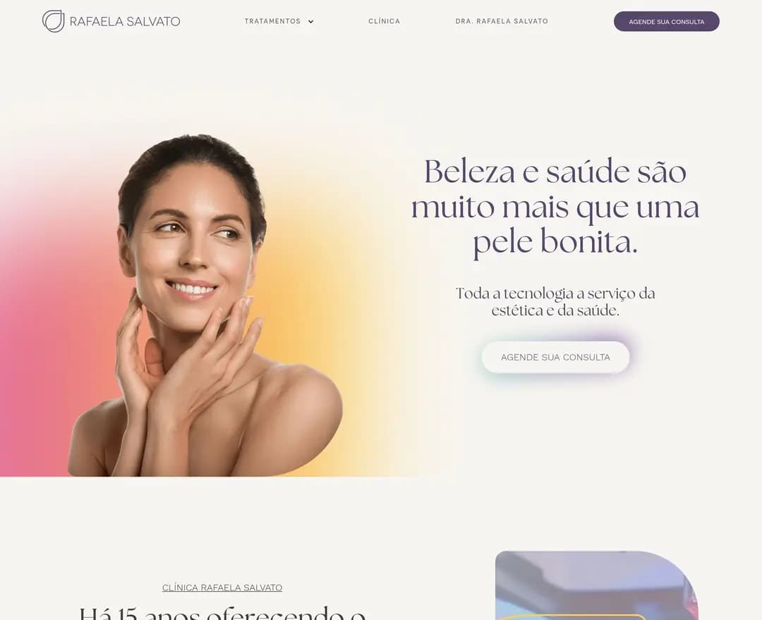 Rafaela Salvato — 병원/의료 소개 웹사이트 디자인 레퍼런스