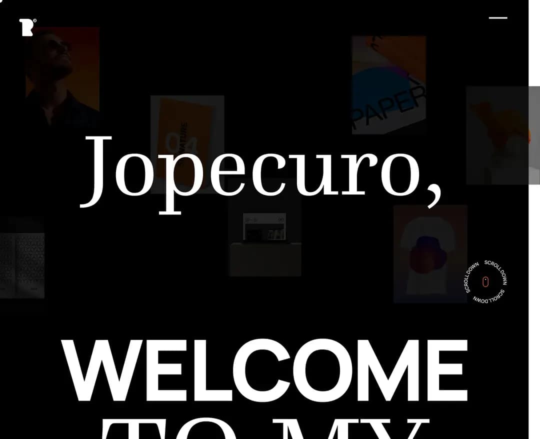 Jopecuro — 기타 포트폴리오 웹사이트 디자인 레퍼런스