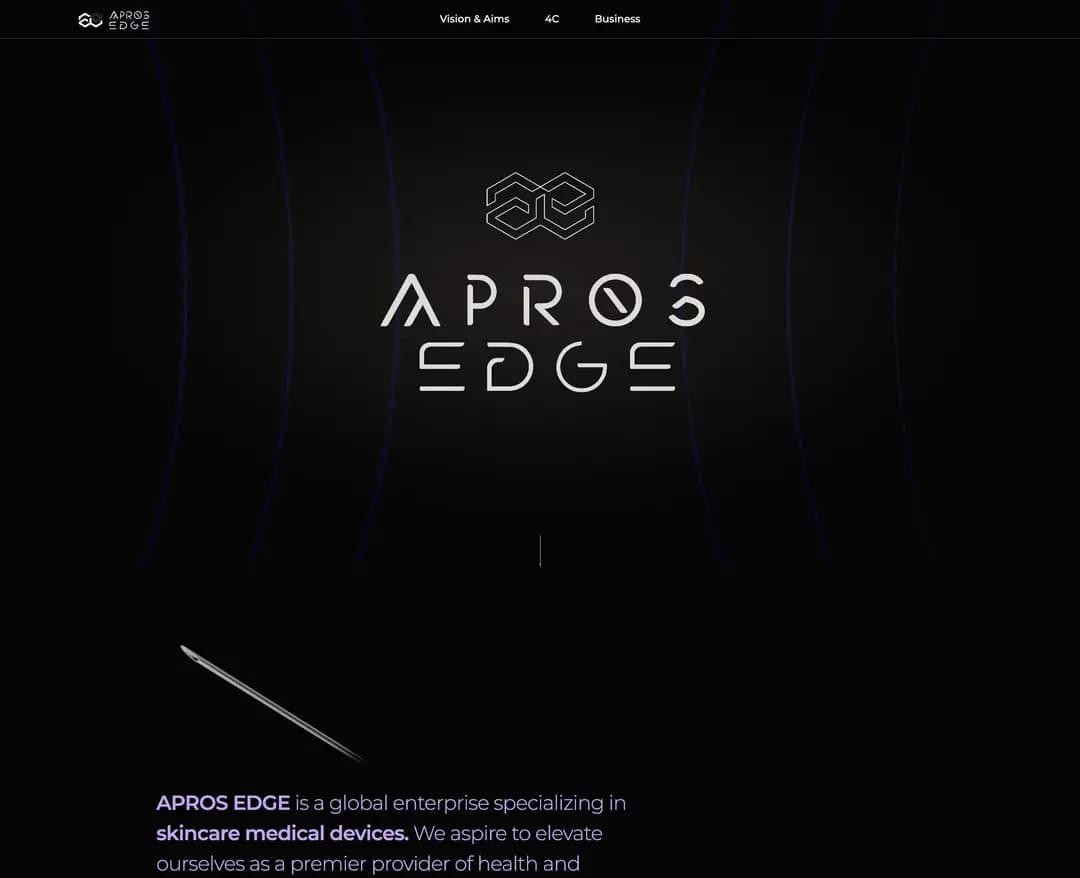 APROS — 병원/의료 브랜드/기업 웹사이트 디자인 레퍼런스