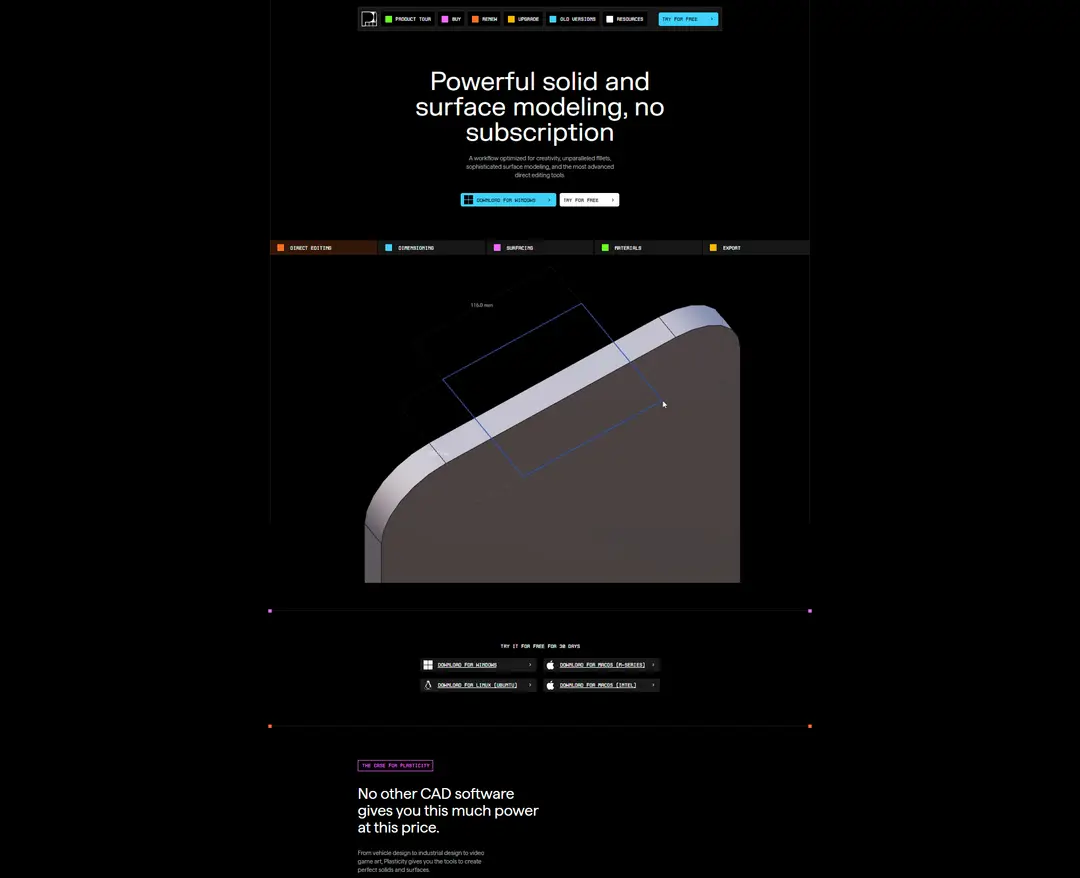 Plasticity — IT/스타트업 플랫폼 웹사이트 디자인 레퍼런스
