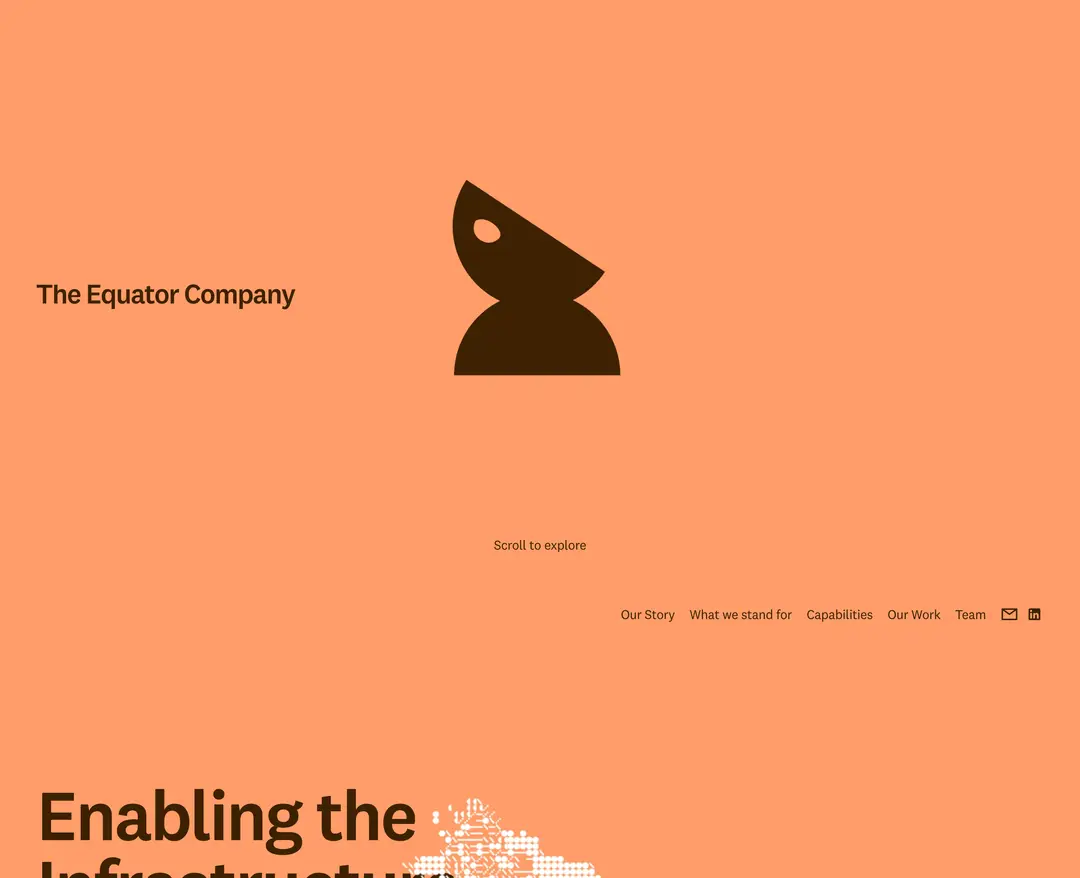 The Equator Company — 기타 소개 웹사이트 디자인 레퍼런스