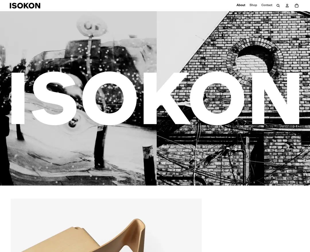 Isokon Furniture — 인테리어/가구 쇼핑몰 웹사이트 디자인 레퍼런스