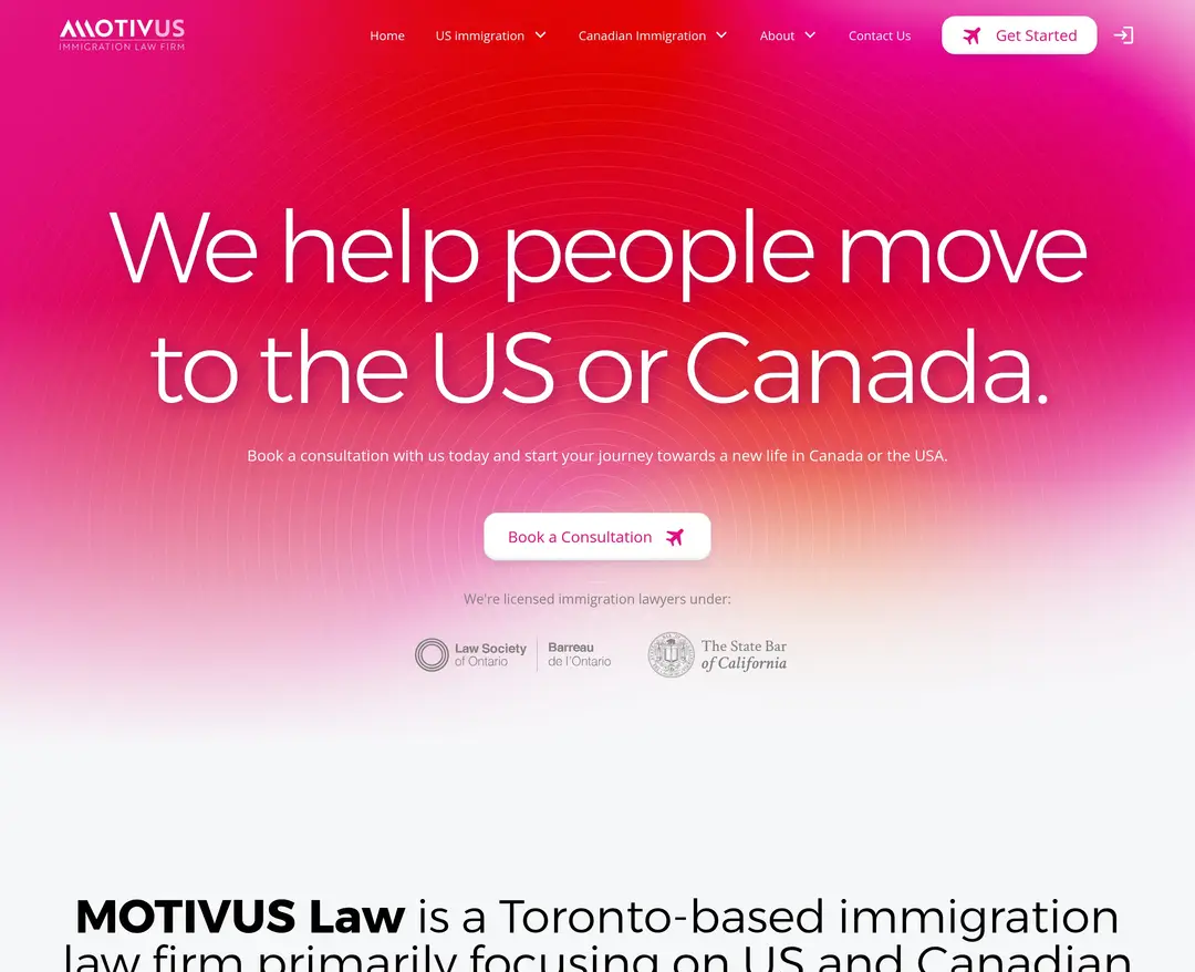 motivus.law — 법률/세무 소개 웹사이트 디자인 레퍼런스