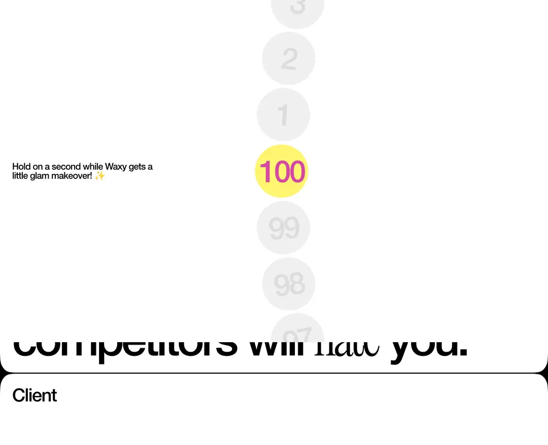 WaxyWeb — 기타 소개 웹사이트 디자인 레퍼런스