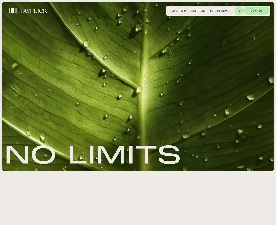Hayflick Therapeutics — 기타 소개 웹사이트 디자인 레퍼런스