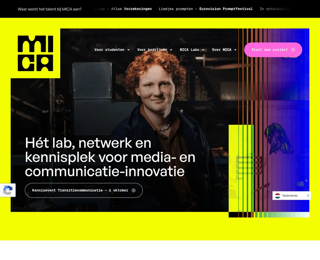 Media Innovatie Campus — 기타 소개 웹사이트 디자인 레퍼런스