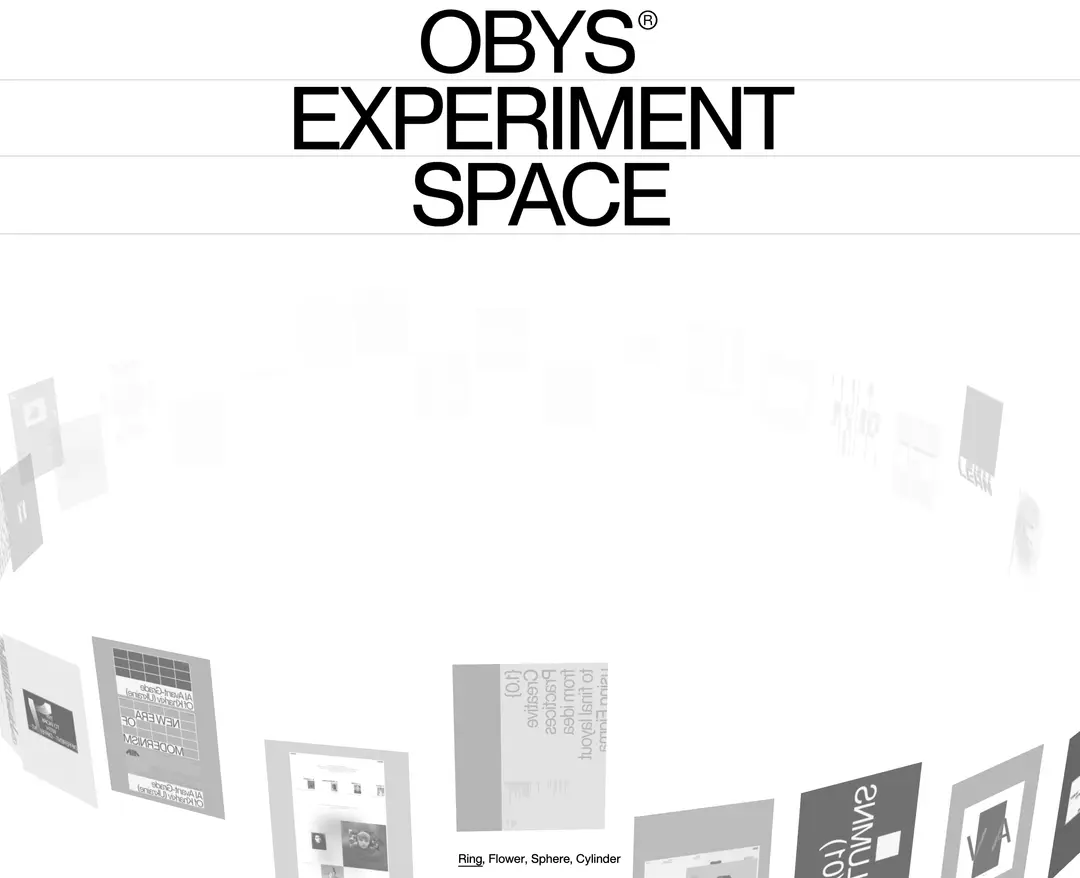 Obys — 기타 포트폴리오 웹사이트 디자인 레퍼런스