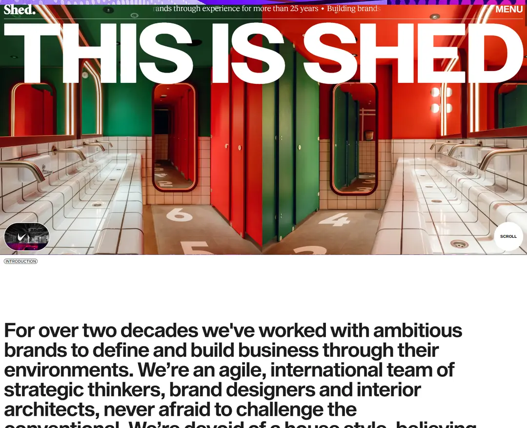 Shed — IT/스타트업 플랫폼 웹사이트 디자인 레퍼런스