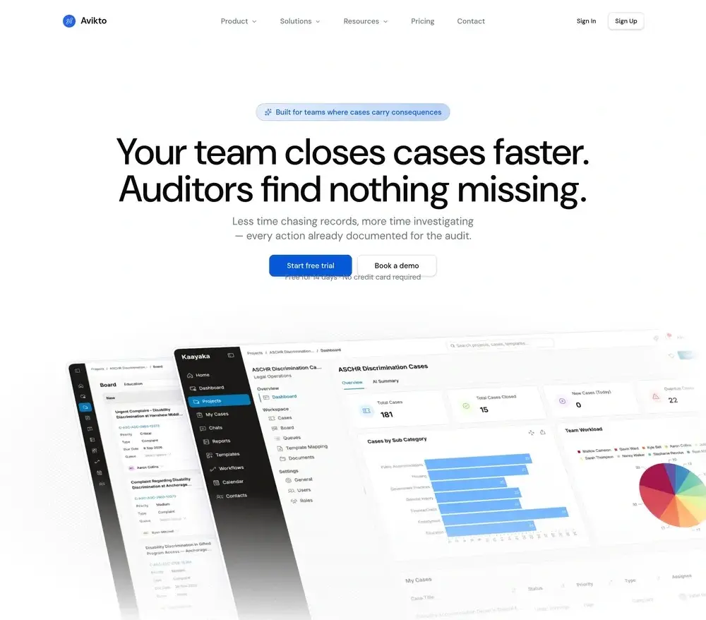 Avikto — IT/스타트업 플랫폼 웹사이트 디자인 레퍼런스