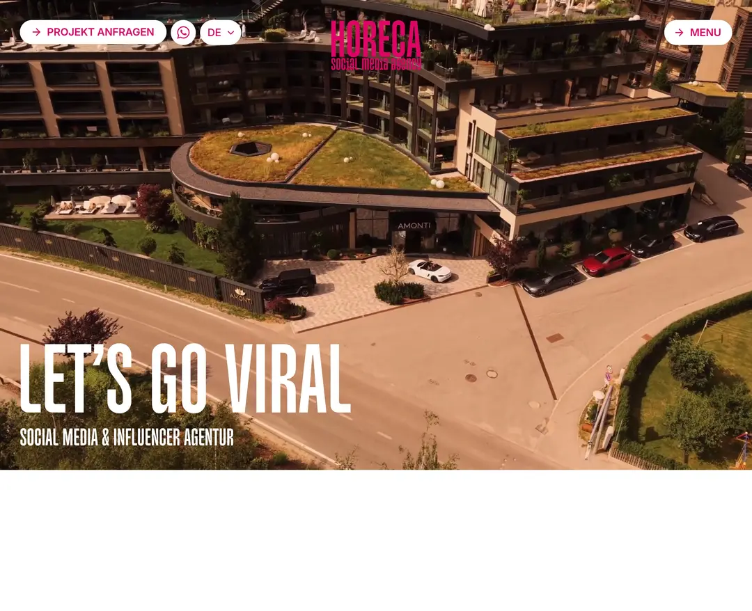 Horeca Social — 기타 소개 웹사이트 디자인 레퍼런스