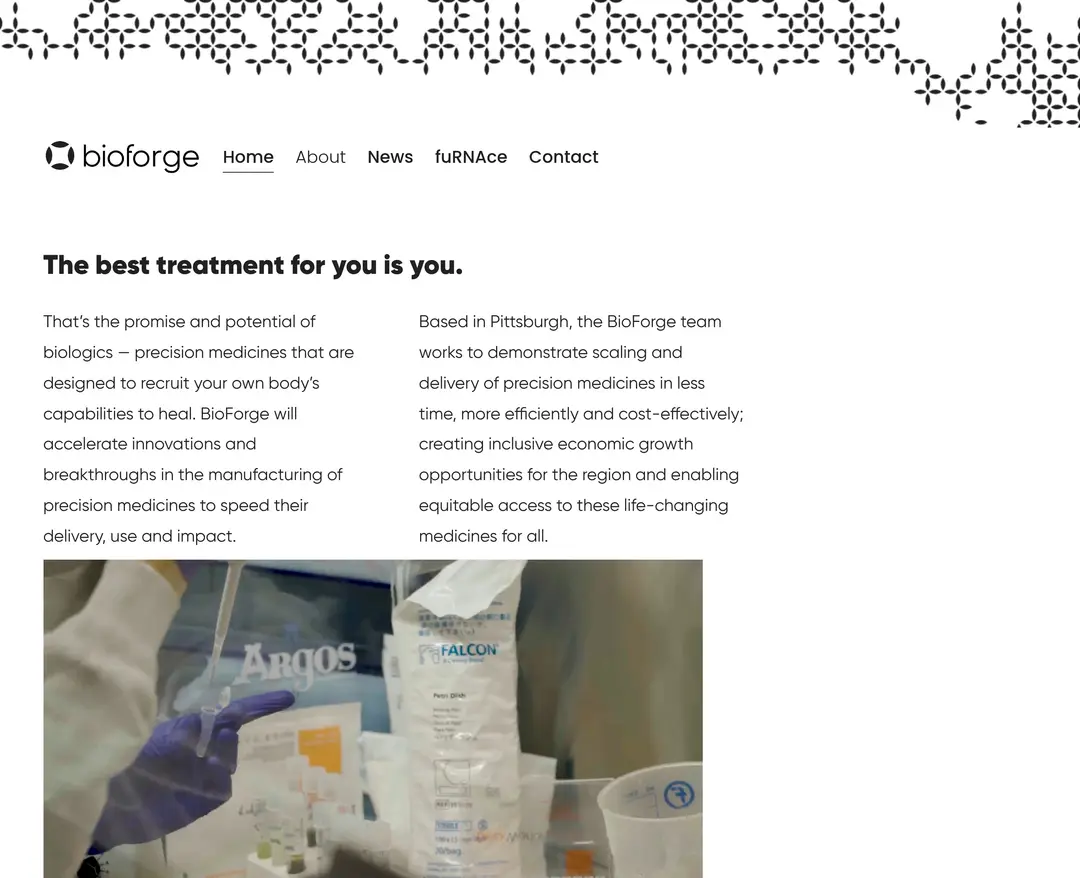 BioForge — 기타 소개 웹사이트 디자인 레퍼런스