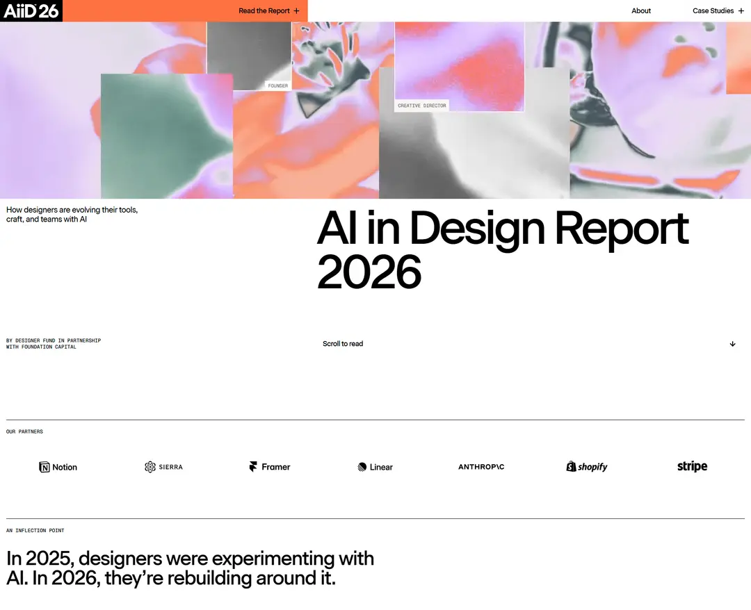 AI in Design Report 2026 — IT/스타트업 랜딩페이지 웹사이트 디자인 레퍼런스