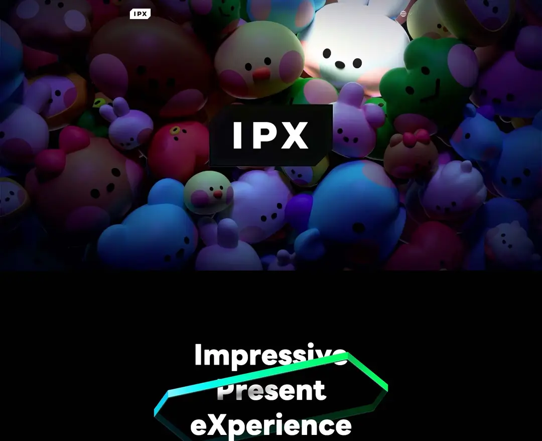 IPX — IT/스타트업 소개 웹사이트 디자인 레퍼런스