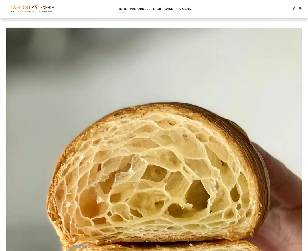 JANJOU PATISSERIE — 카페/음식 쇼핑몰 웹사이트 디자인 레퍼런스