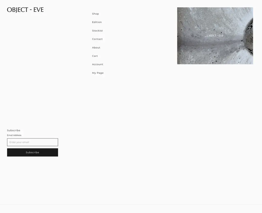 Object-Eve — 패션 쇼핑몰 웹사이트 디자인 레퍼런스