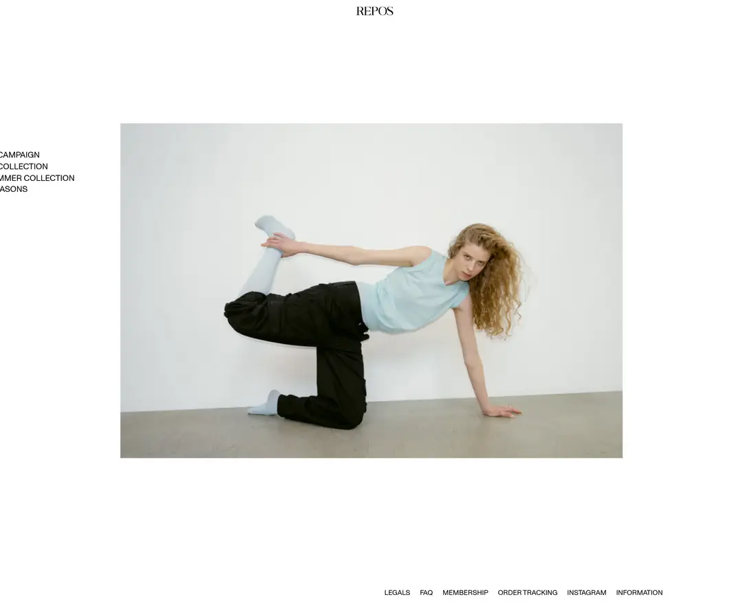 REPOS — 패션 쇼핑몰 웹사이트 디자인 레퍼런스