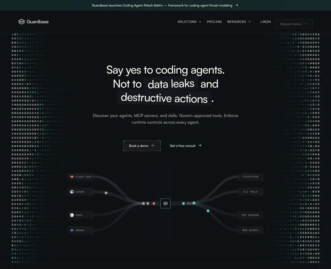 Guardbase — IT/스타트업 플랫폼 웹사이트 디자인 레퍼런스
