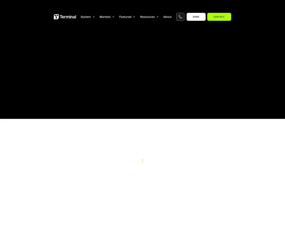 Terminal Industries — IT/스타트업 플랫폼 웹사이트 디자인 레퍼런스