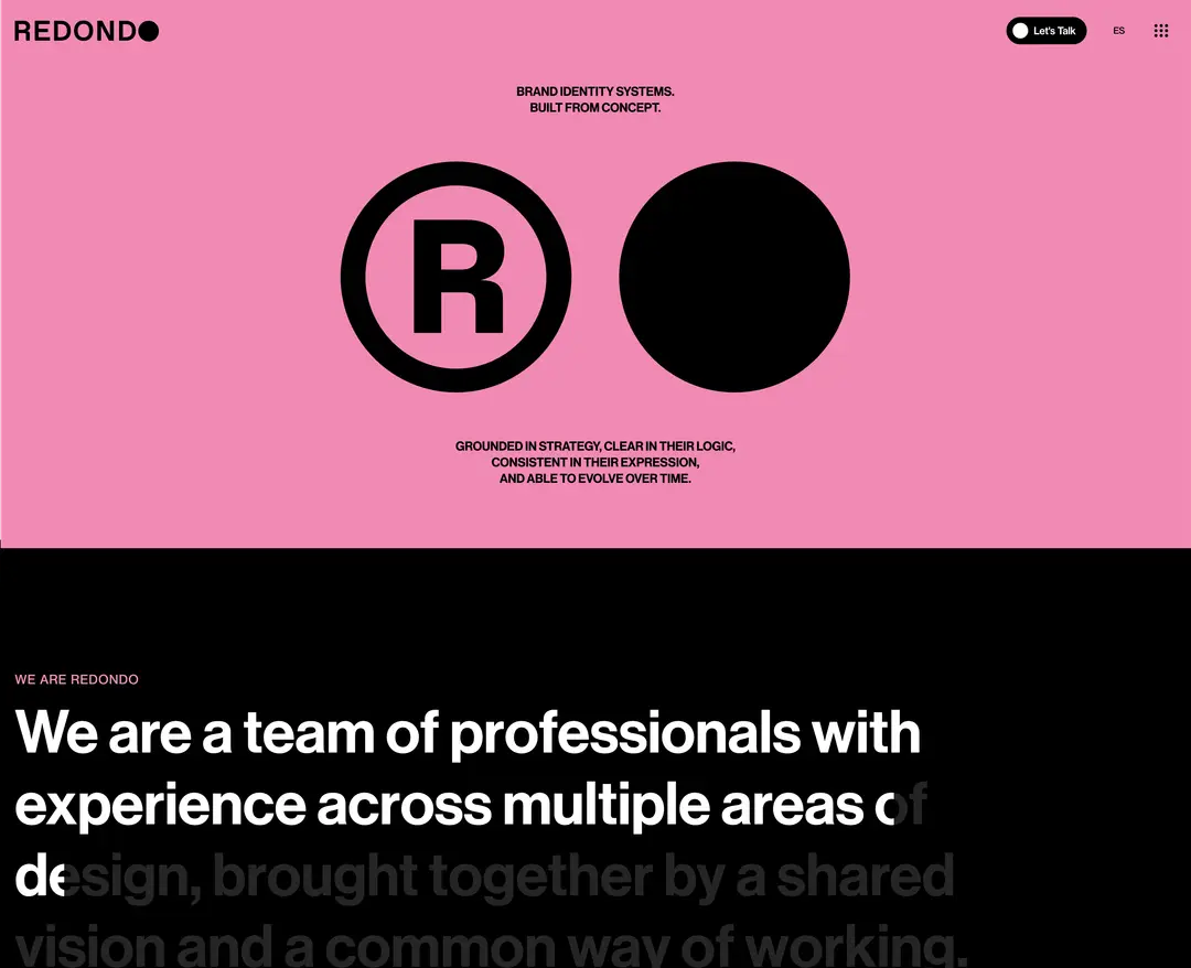Redondo Studio — 기타 소개 웹사이트 디자인 레퍼런스