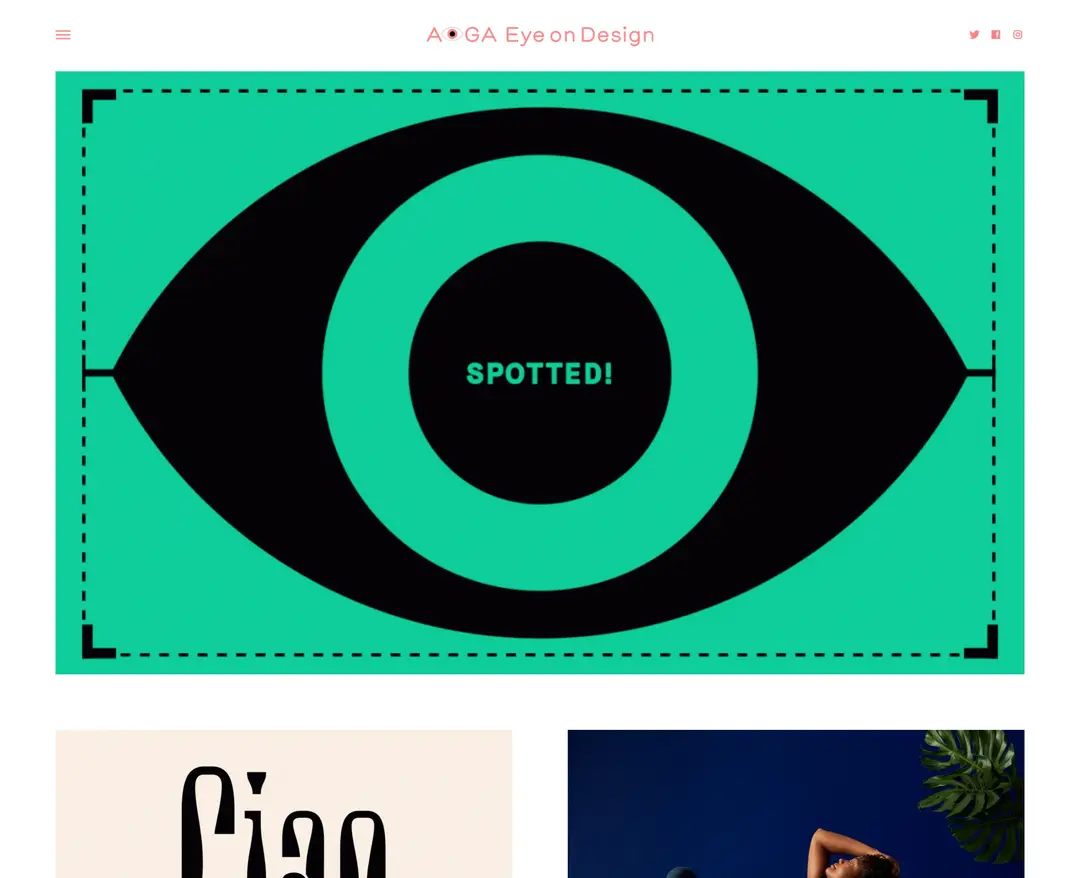 Eye on Design — 기타 콘텐츠 웹사이트 디자인 레퍼런스