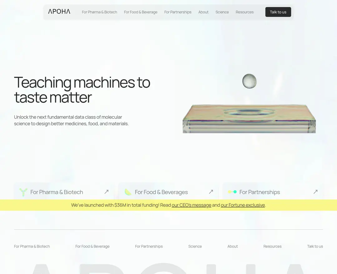 Apoha — IT/스타트업 플랫폼 웹사이트 디자인 레퍼런스