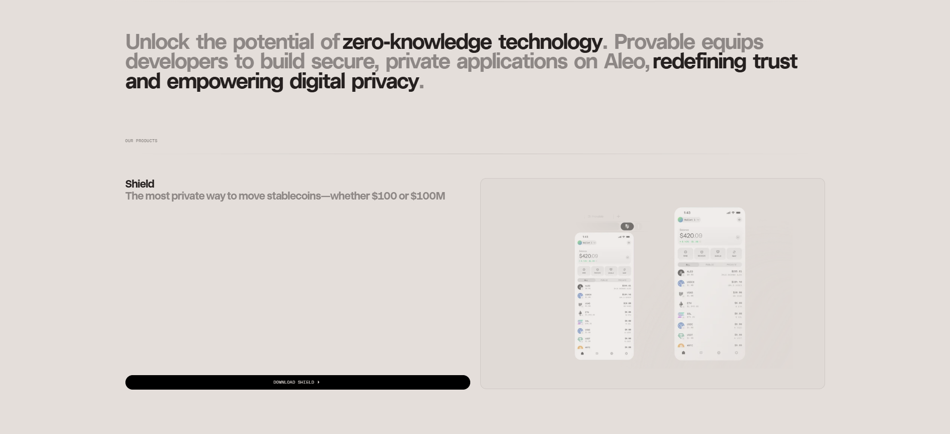 Provable — IT/스타트업 플랫폼 웹사이트 디자인 레퍼런스 스크린샷 2
