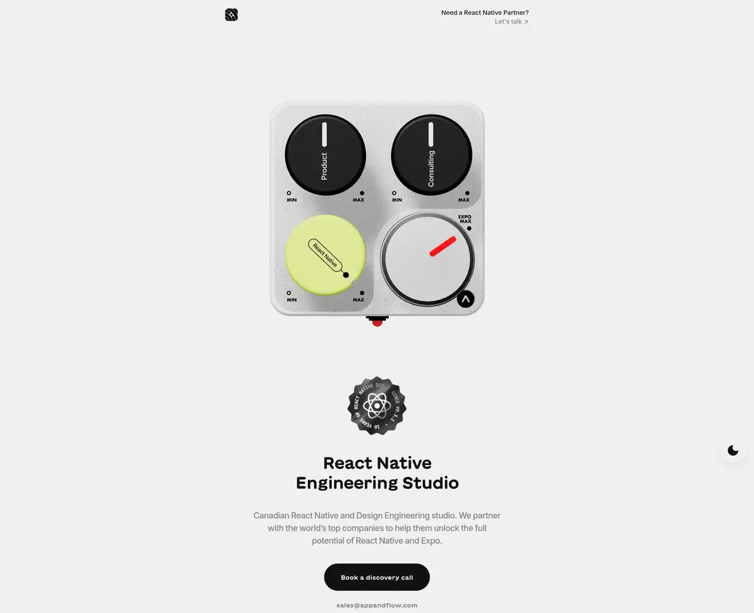 App&Flow — IT/스타트업 포트폴리오 웹사이트 디자인 레퍼런스